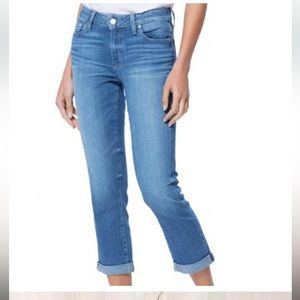 PAIGE Light Blue Ankle & Cropped Jeans